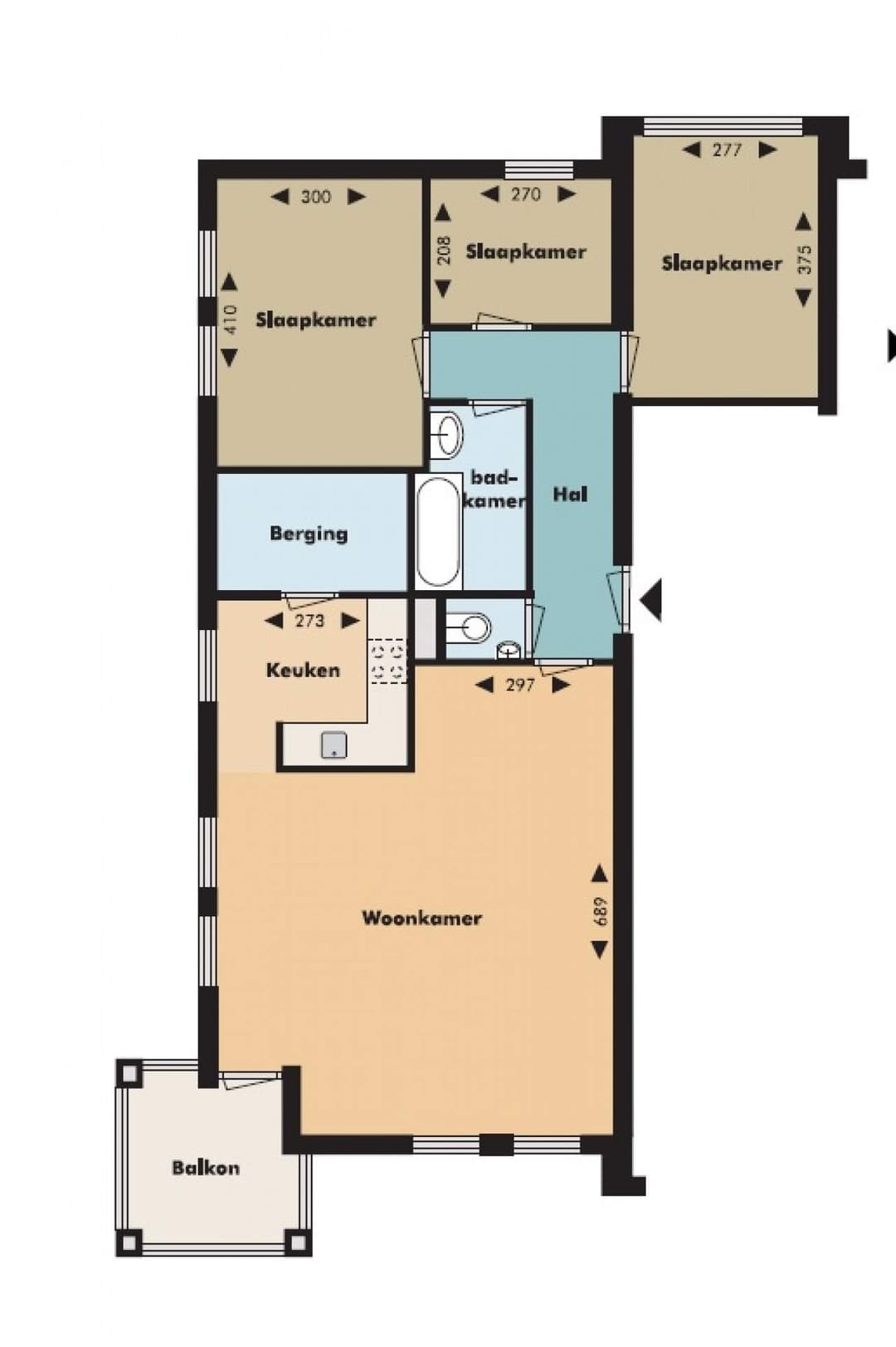 Appartement Stevertsemolen 1, Eindhoven - Te Huur