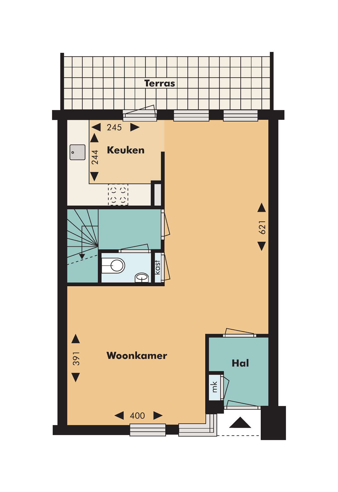 Eengezinswoning Bisschopsmolen 6, Eindhoven - Te Huur