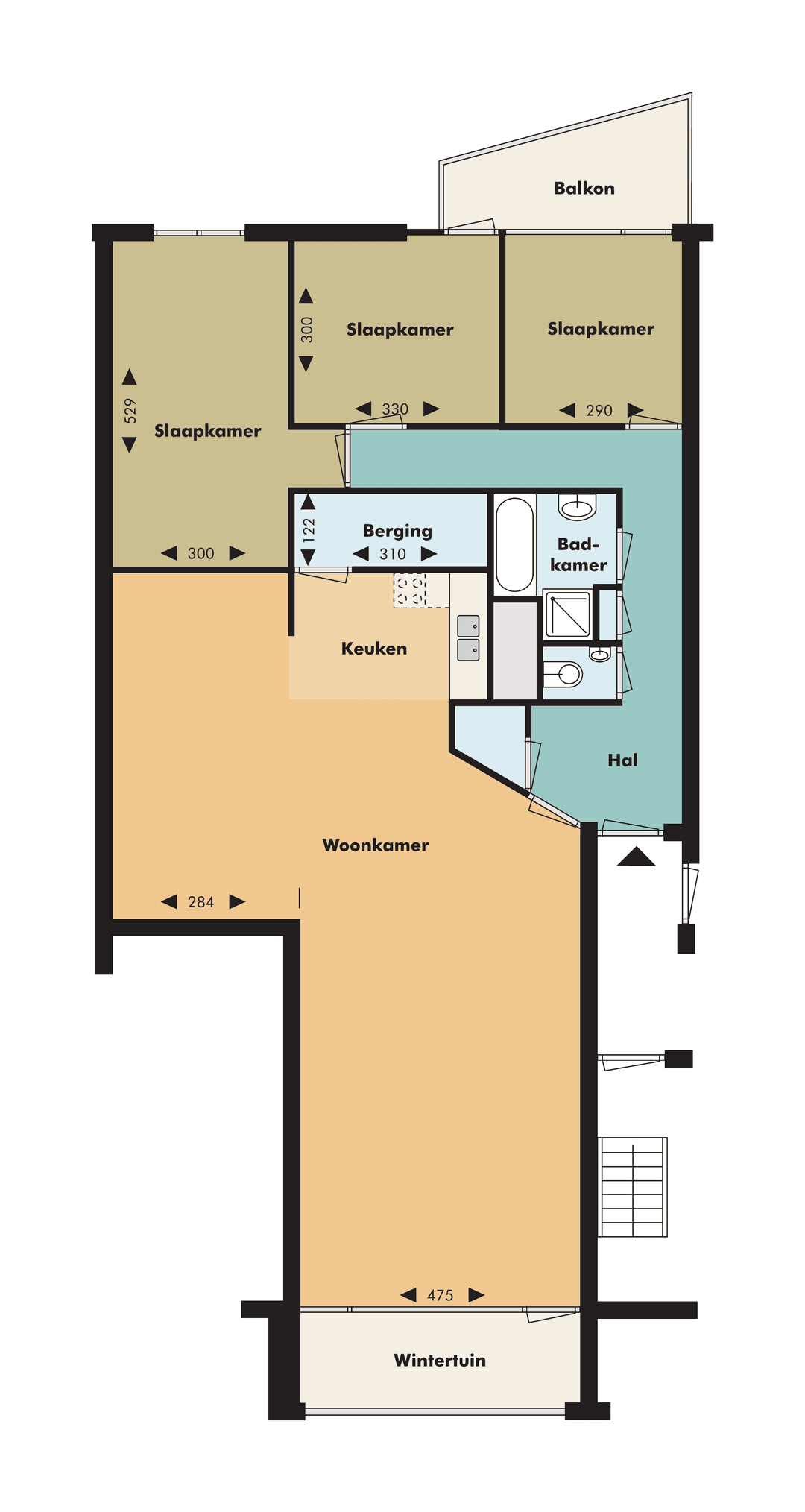 Appartement Ansjovislaan 77, Bergen op Zoom - Te Huur