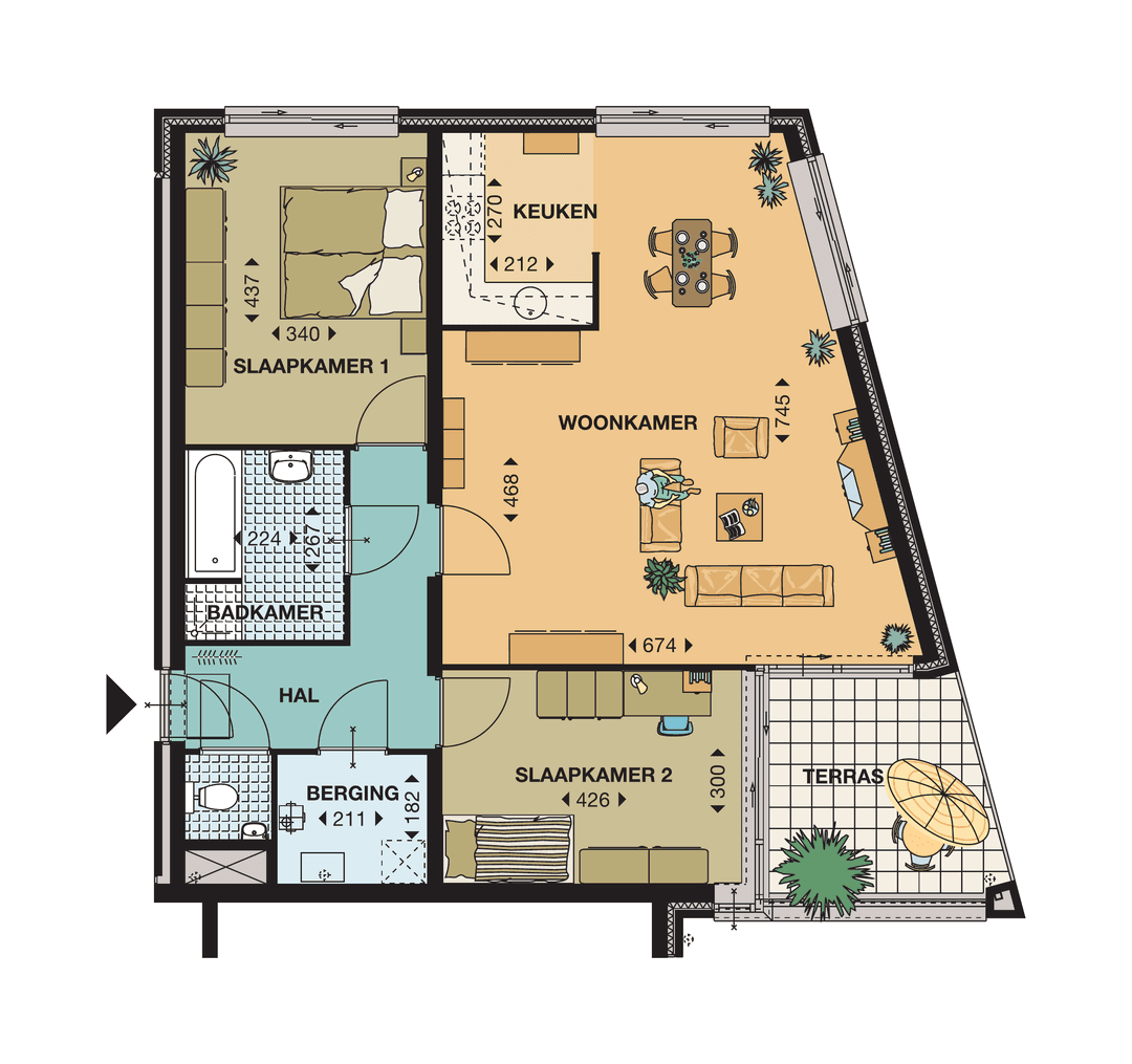 Picushof Appartement, Eindhoven - For Rent