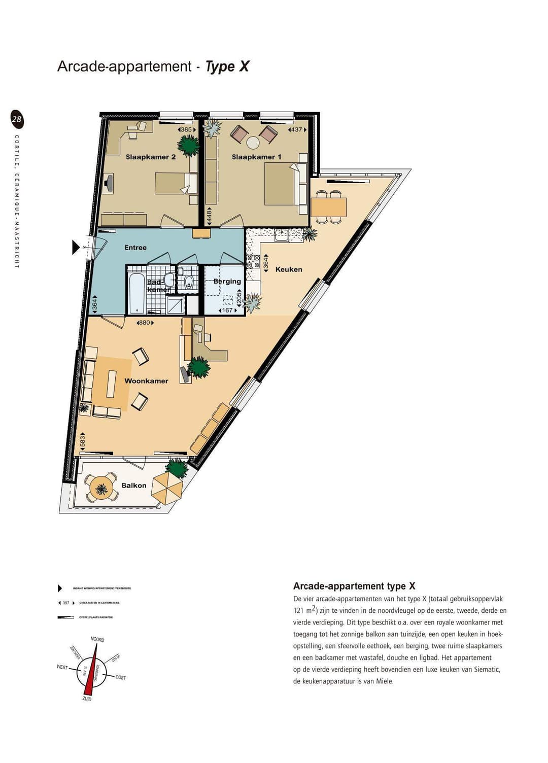 Appartement Sphinxlunet 33 E, Maastricht - Te Huur