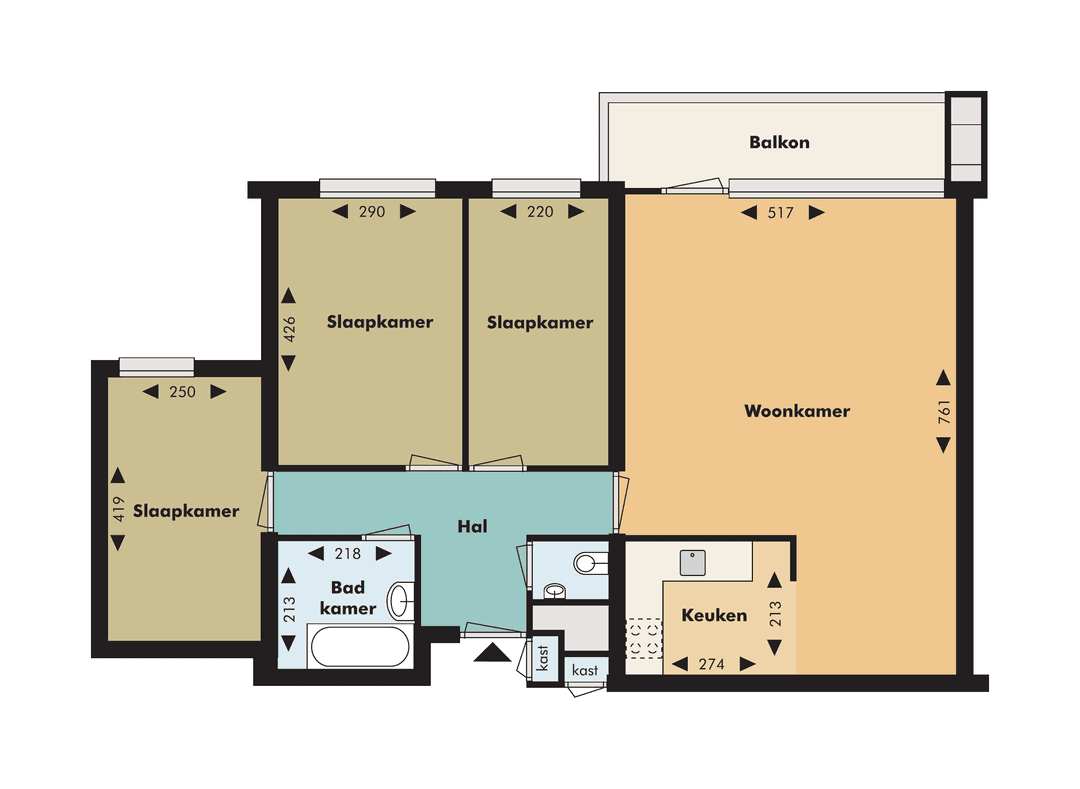 Appartement Opwettensemolen 230, Eindhoven - Te Huur
