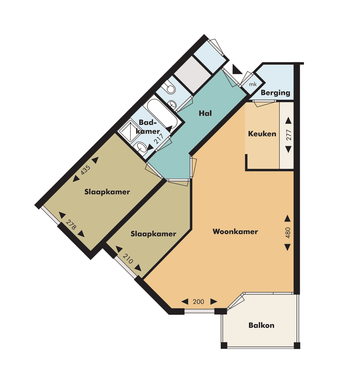 Appartement Anna Paulownahof 163, Tilburg - Te Huur
