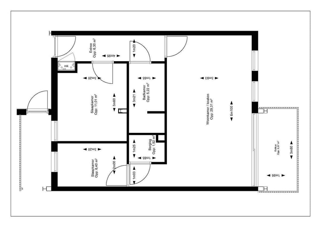 Apartamento Arcadialaan 44 B, Alkmaar - En Alquiler