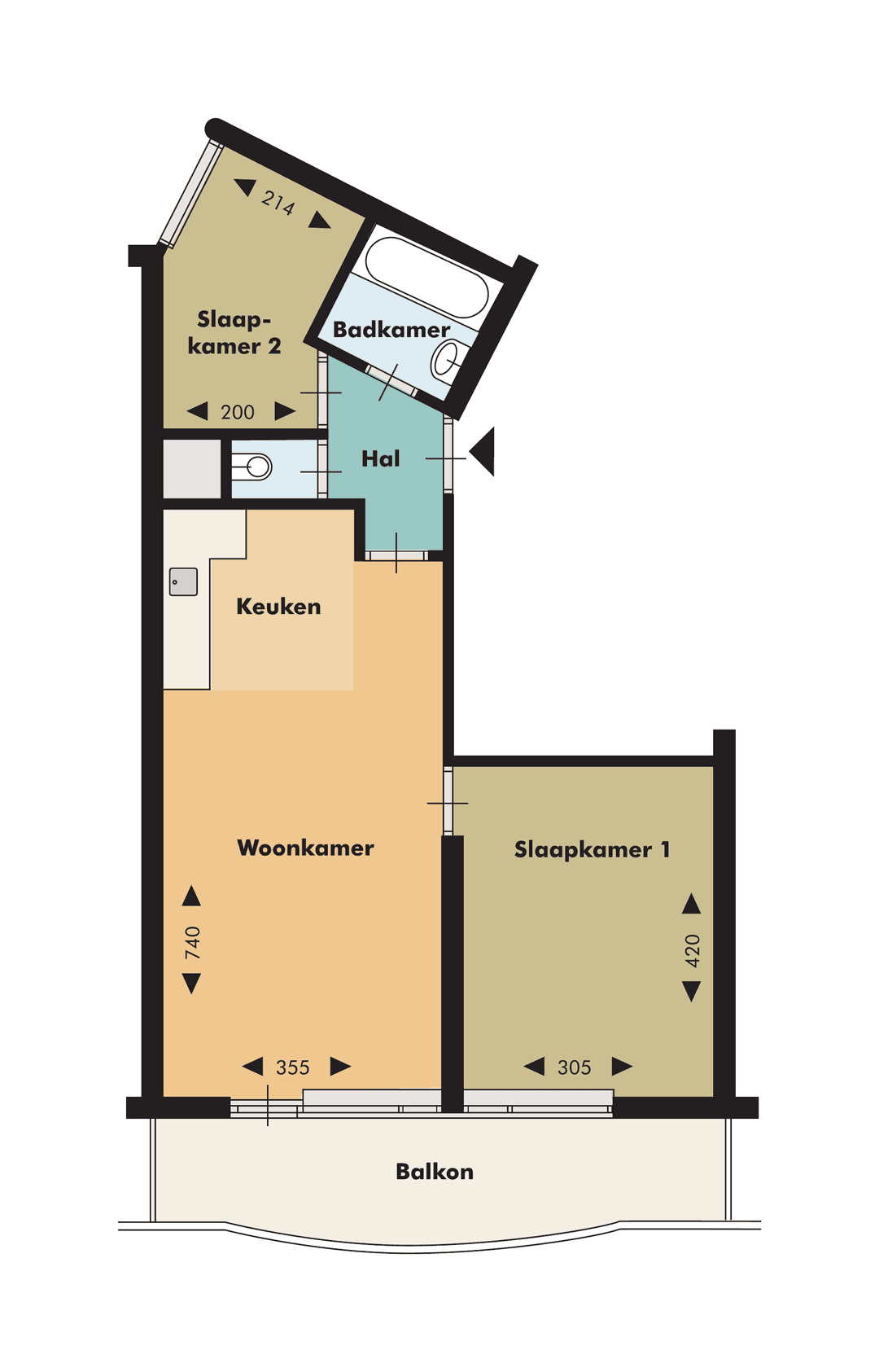 Apartment Admiraal De Ruyterweg 169 Rotterdam - Zur Miete