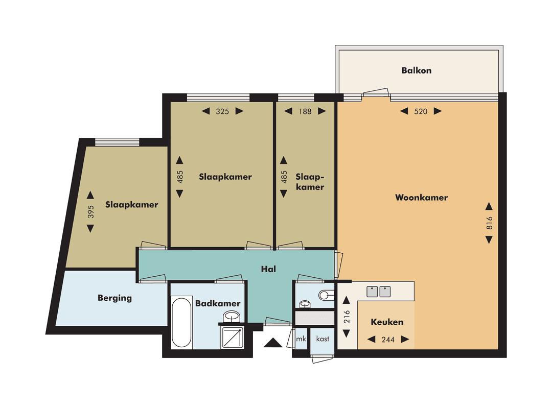 Appartement Venbergsemolen 253, Eindhoven - Te Huur
