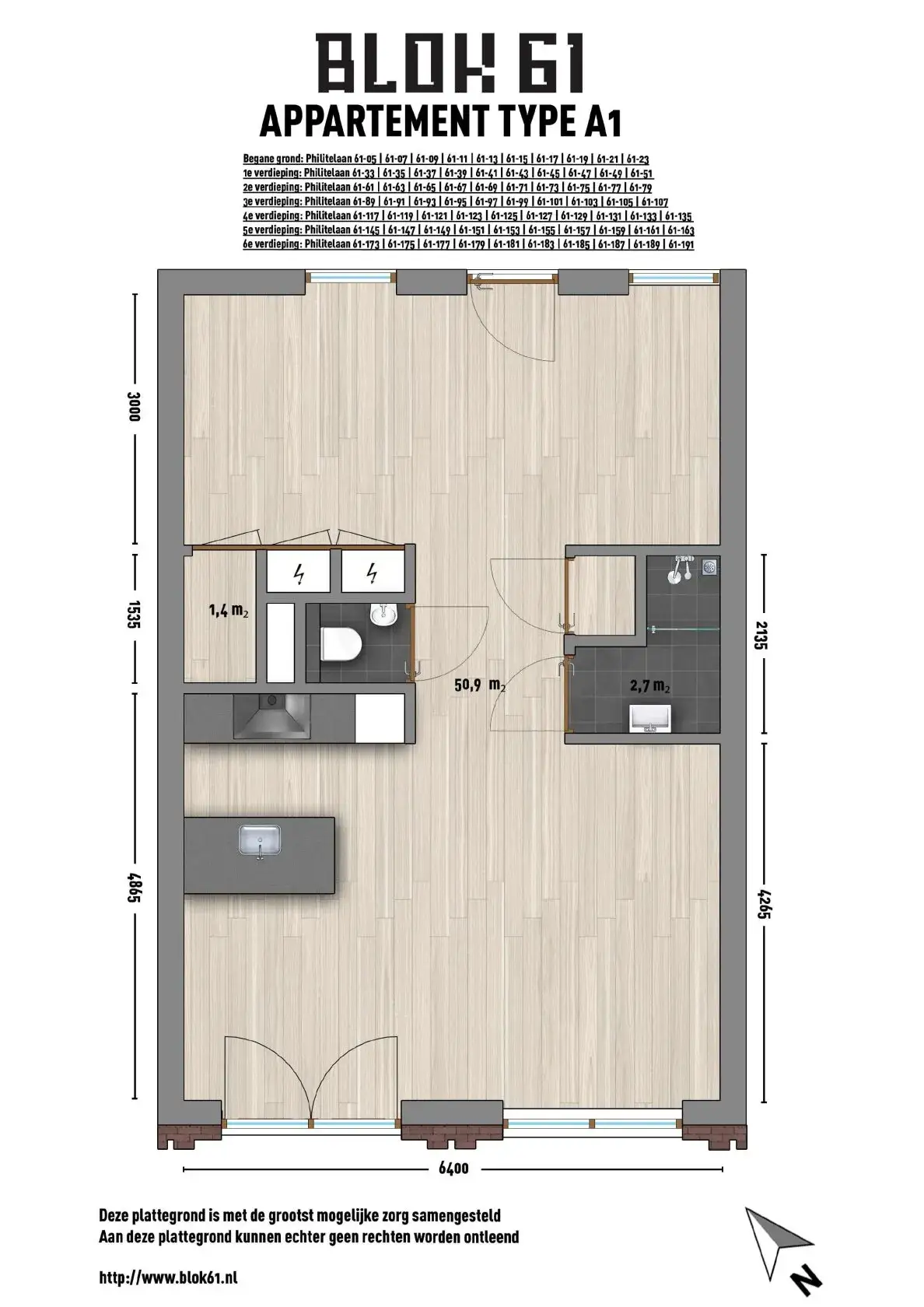 Philitelaan 61-47, Eindhoven - Apartamento en Strijp-S