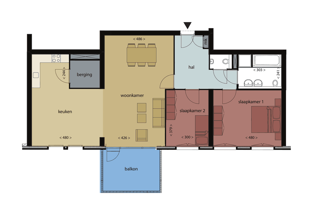 Appartement Ceresstraat 2 D2, Breda - Te Huur