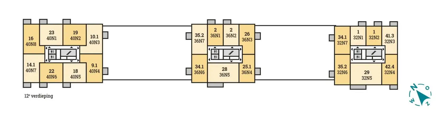 Tt. Vasumweg 40-N5, Amsterdam - 2-Zimmer-Wohnung