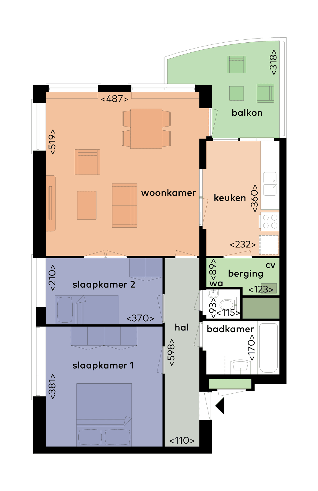 Appartement Bonhoeffersingel 52, Amsterdam - Te Huur