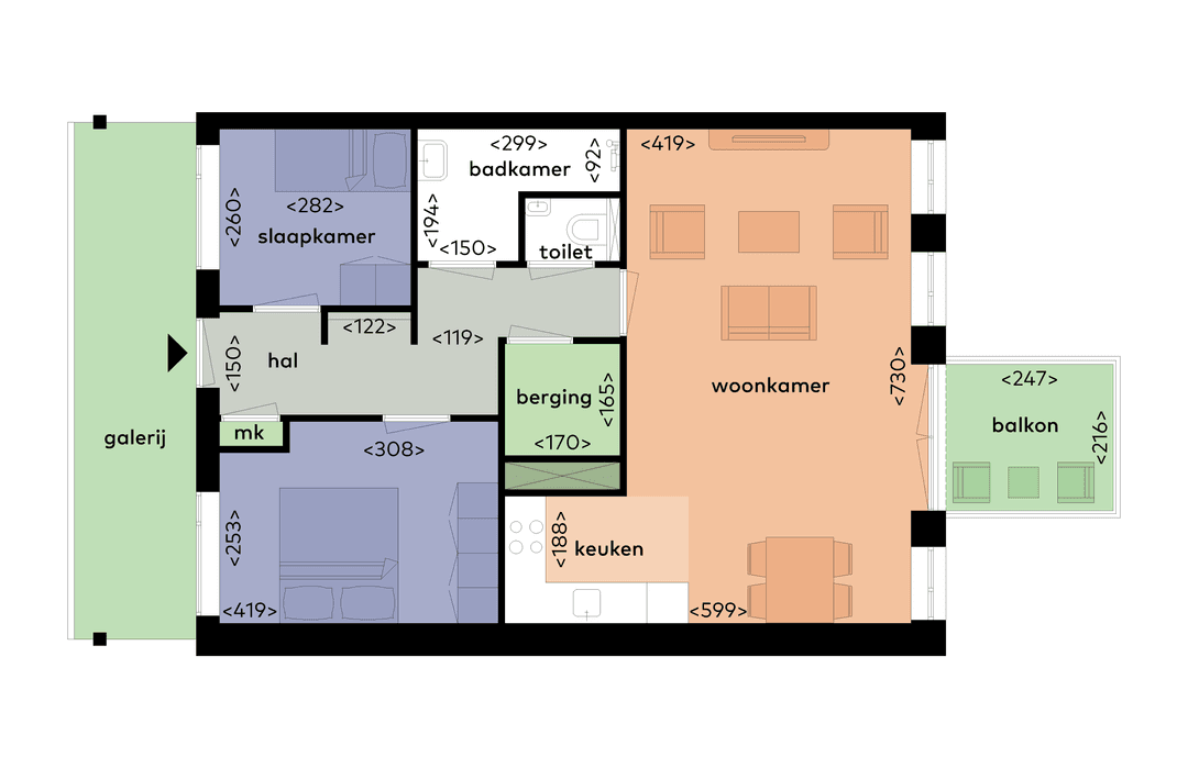 Appartement Toxopeusstraat 74, Groningen - Te Huur