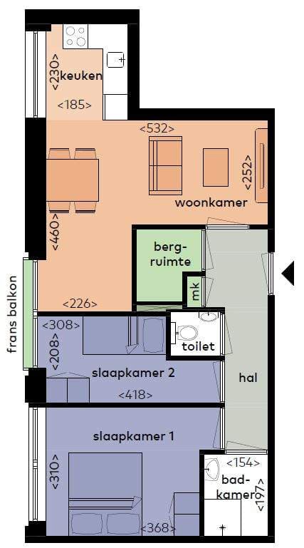 Apartment Noordzeelaan 10 U, Zwolle - For Rent
