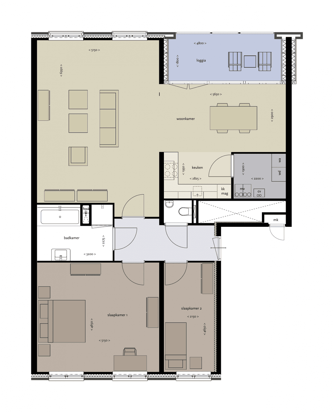 Appartement Hart van Brabantlaan 36, Tilburg - Te Huur