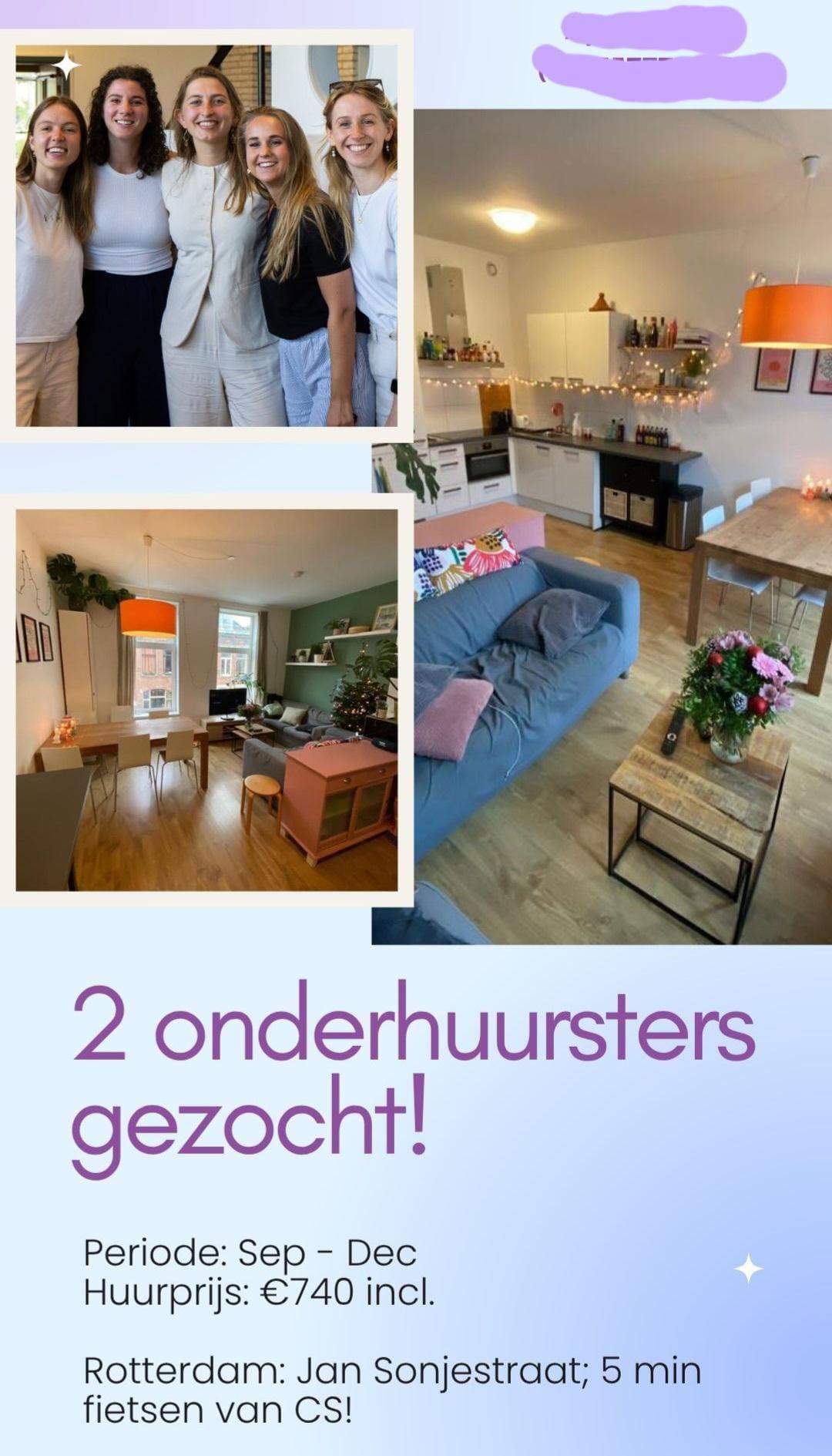 Gemeubileerde Kamer Jan Sonjestraat, Rotterdam - Te Huur