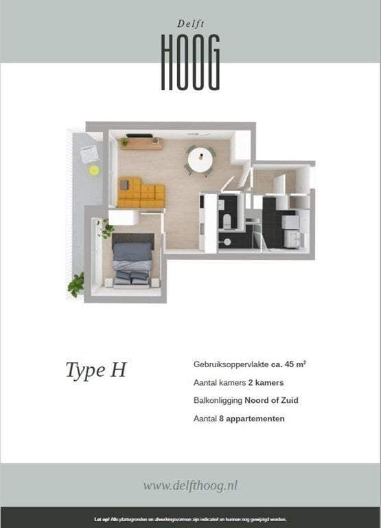 Flat Martinus Nijhofflaan, Delft - For Rent