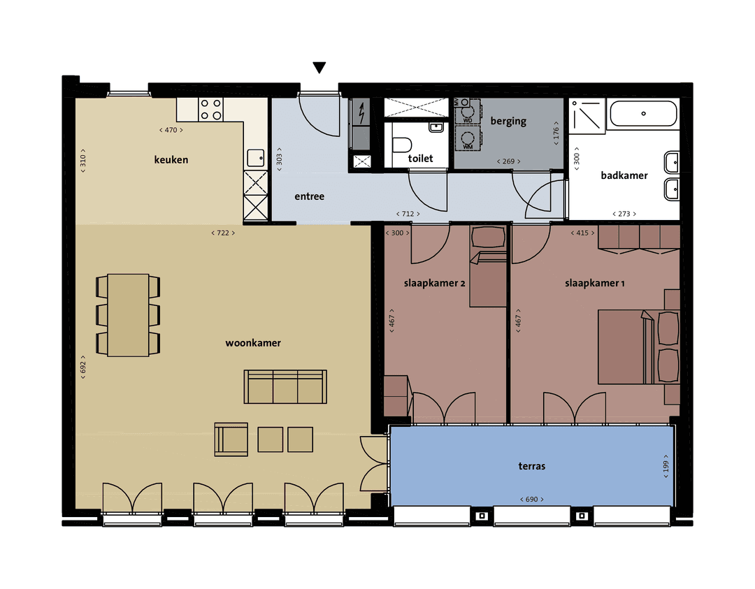 Appartement Bert Haanstrakade 76 Amsterdam - Te Huur