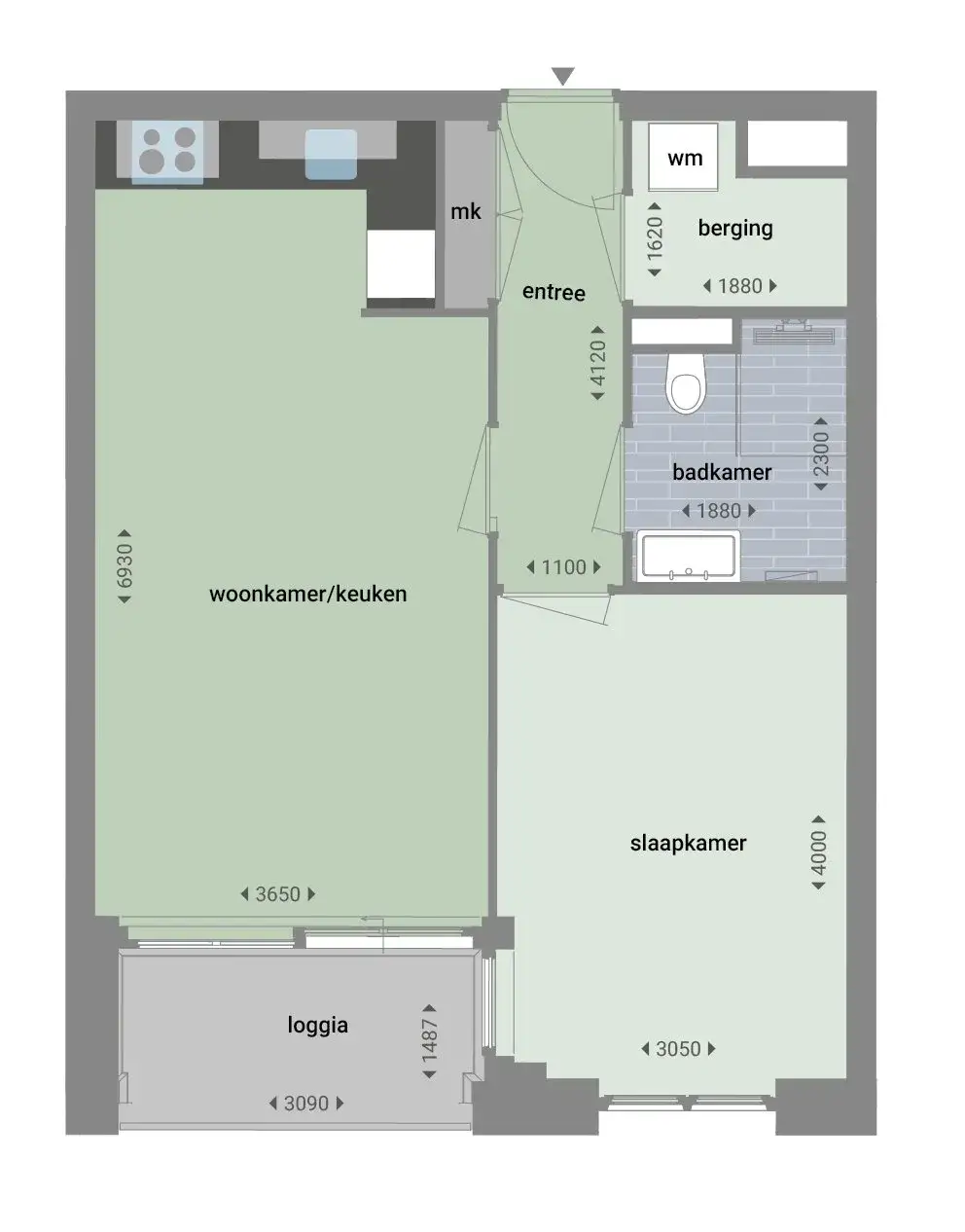 Rocamadour 117, Purmerend - 2-Zimmer-Wohnung