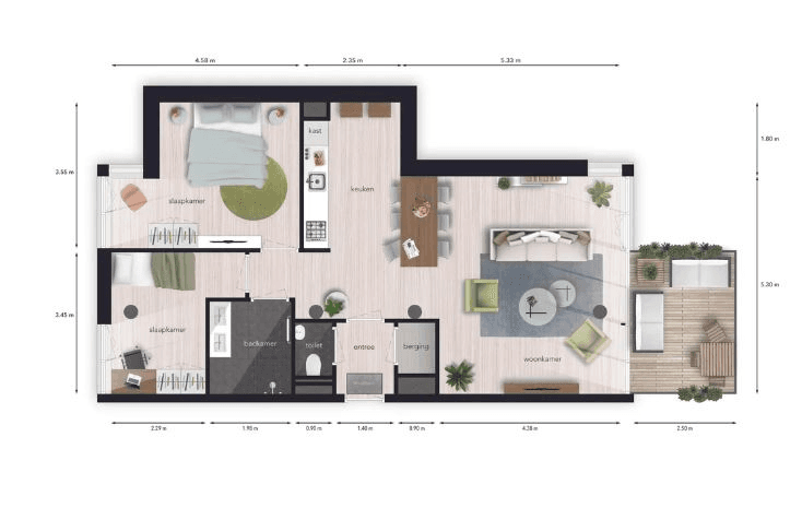 Wohnung Kadeplein, Roosendaal - Zur Miete