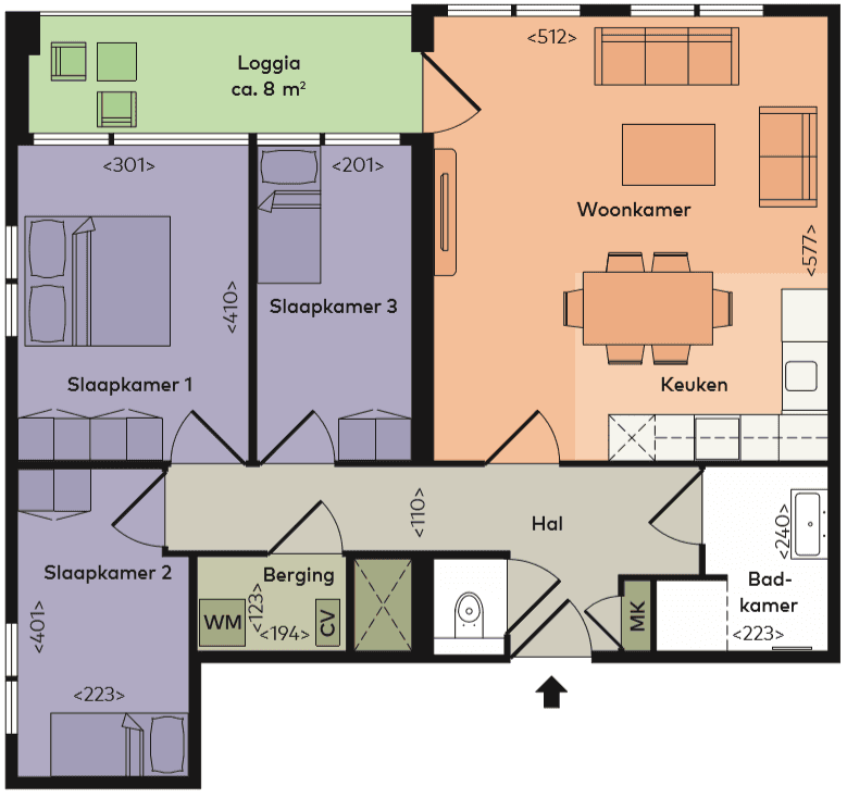 Appartement Betaplein 206, Leiden - Te Huur