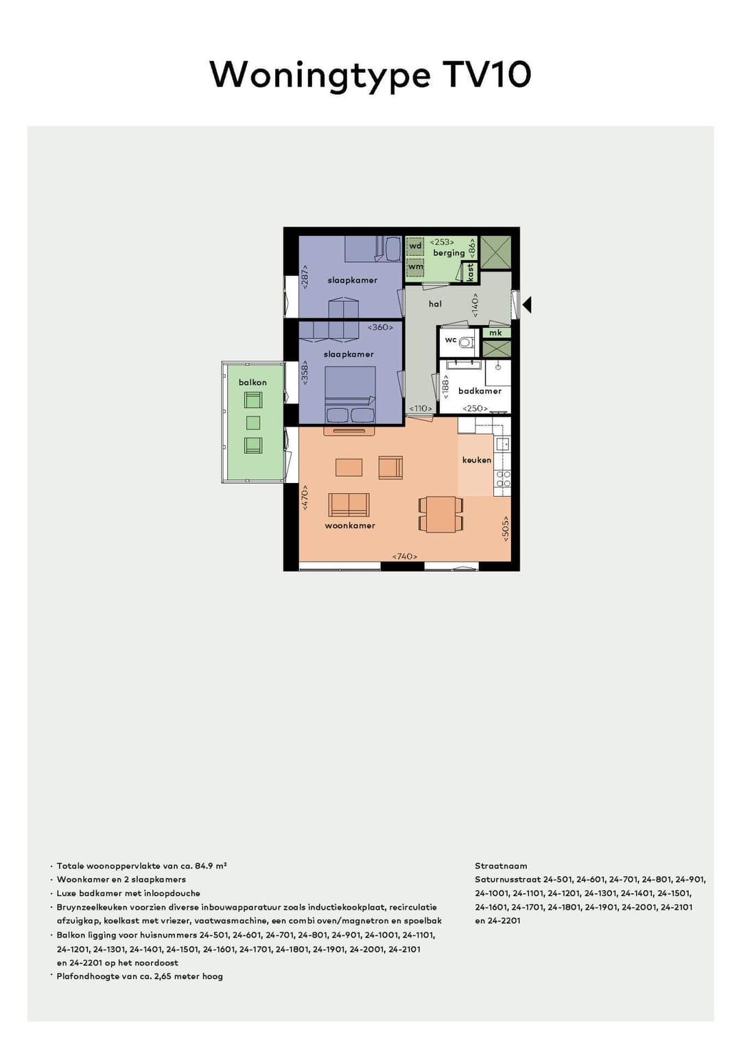 Apartment Saturnusstraat 24, 's-Gravenhage - For Rent