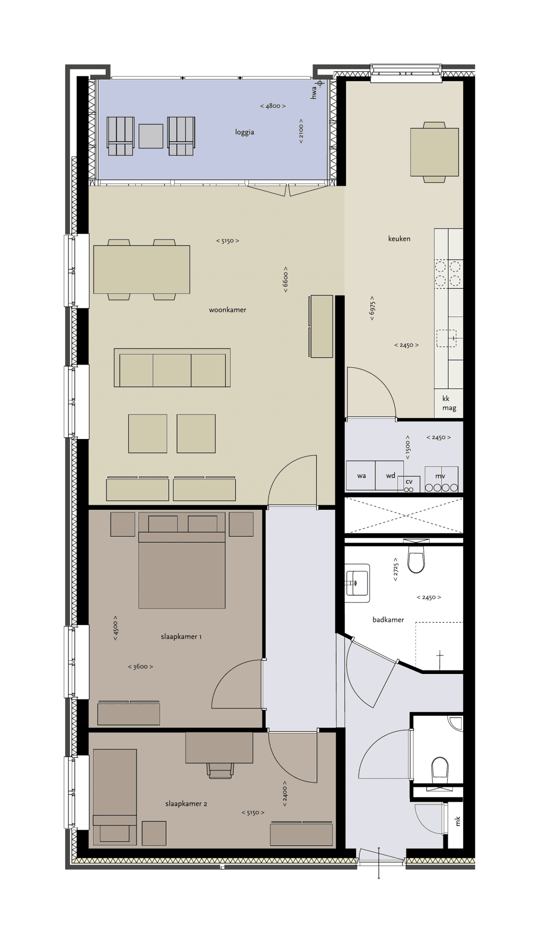 Appartement Buxusplaats 48, Tilburg - Te Huur