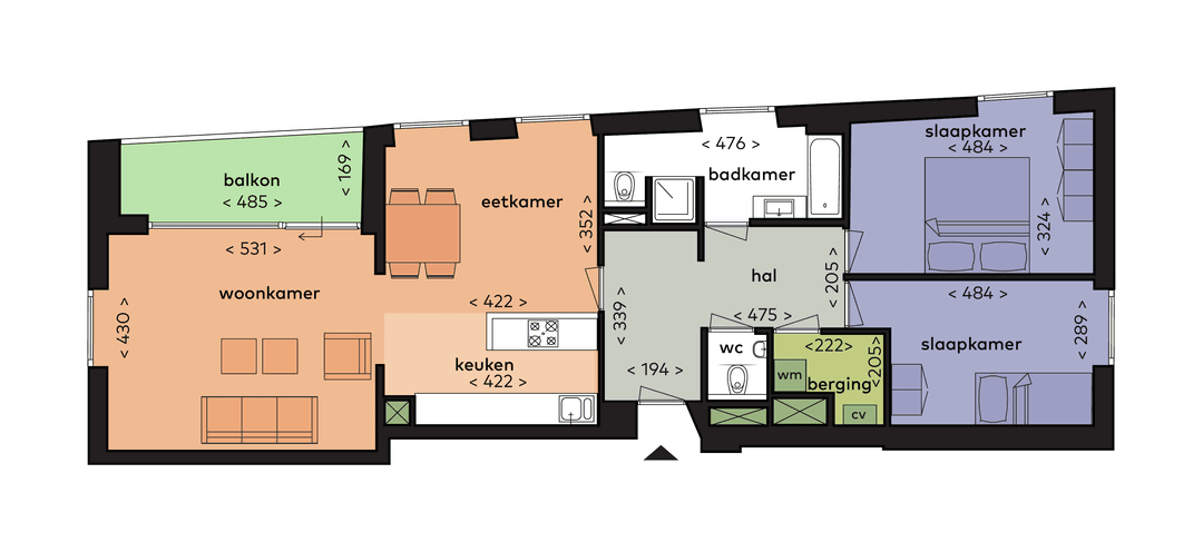 Appartement Ansjovislaan 283, Bergen Op Zoom - Te Huur