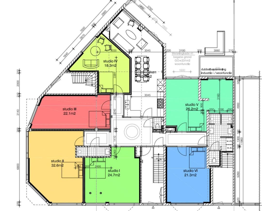 Kamer te Huur Weteringkade, Den Haag - Ongemeubileerd
