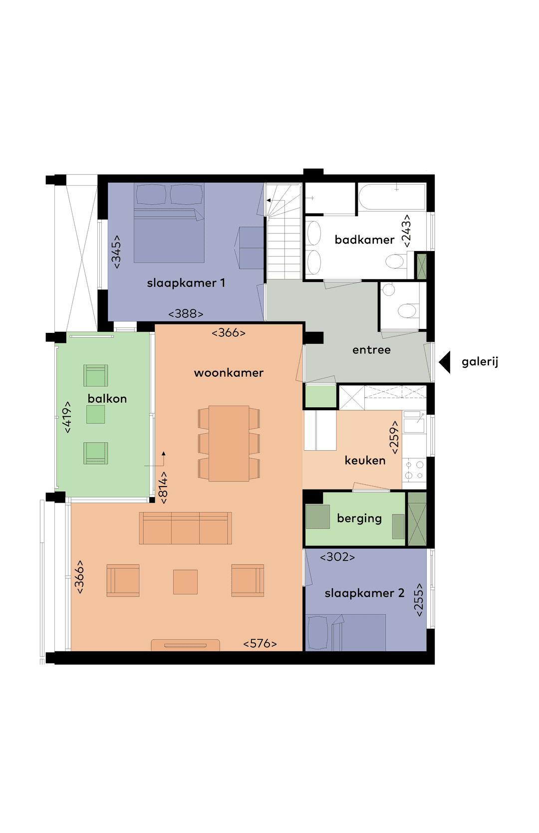 Appartement Tesselschadelaan 50, Eindhoven - Te Huur