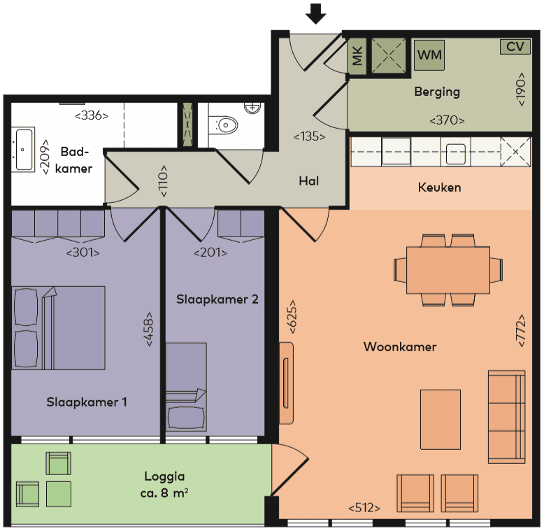 Appartement Betaplein 86, Leiden - Te Huur