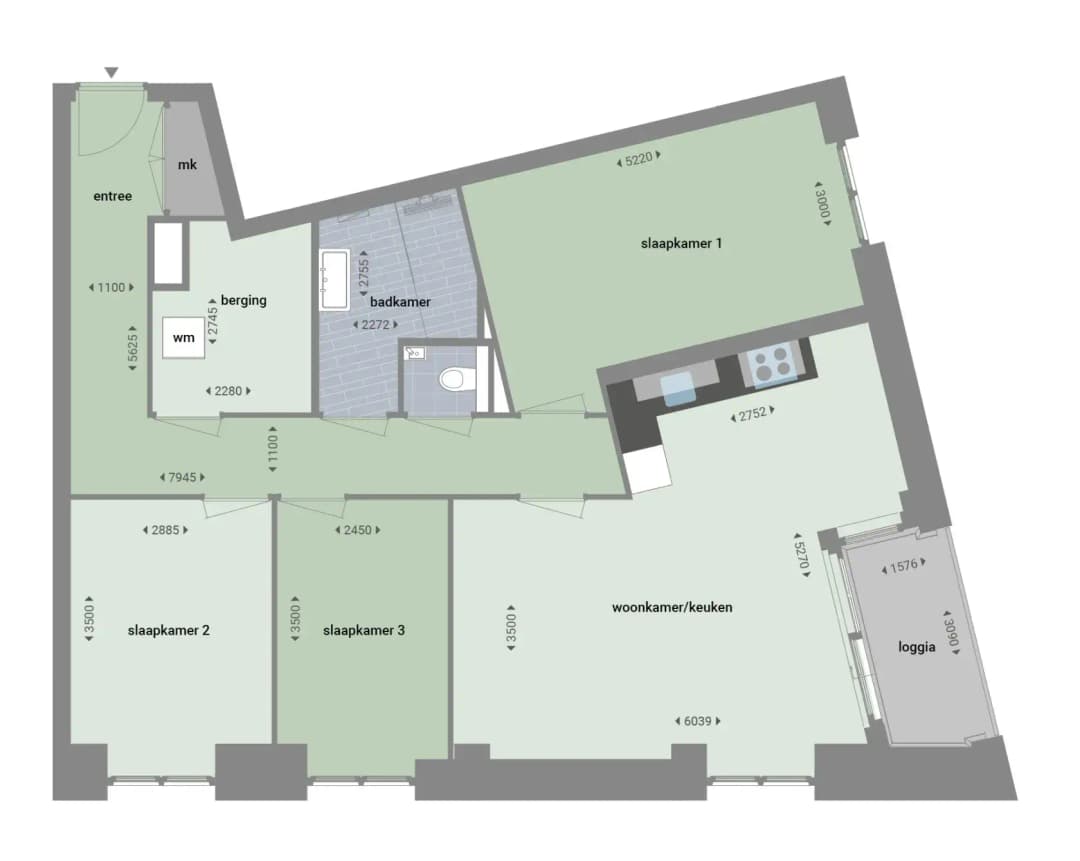 Rocamadour 112, Purmerend — 4-Zimmer-Wohnung