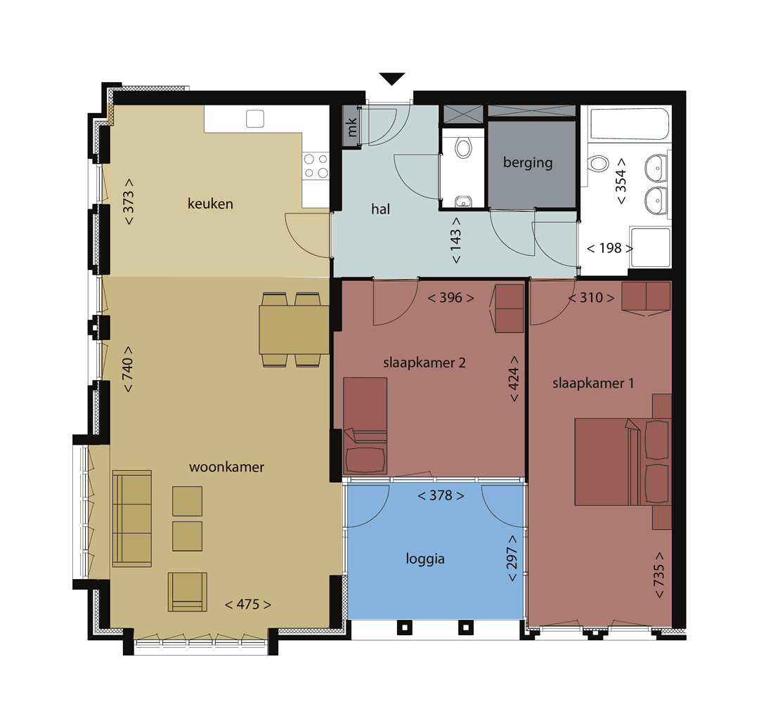 Appartement Terheijdenstraat 10, Breda - Te Huur