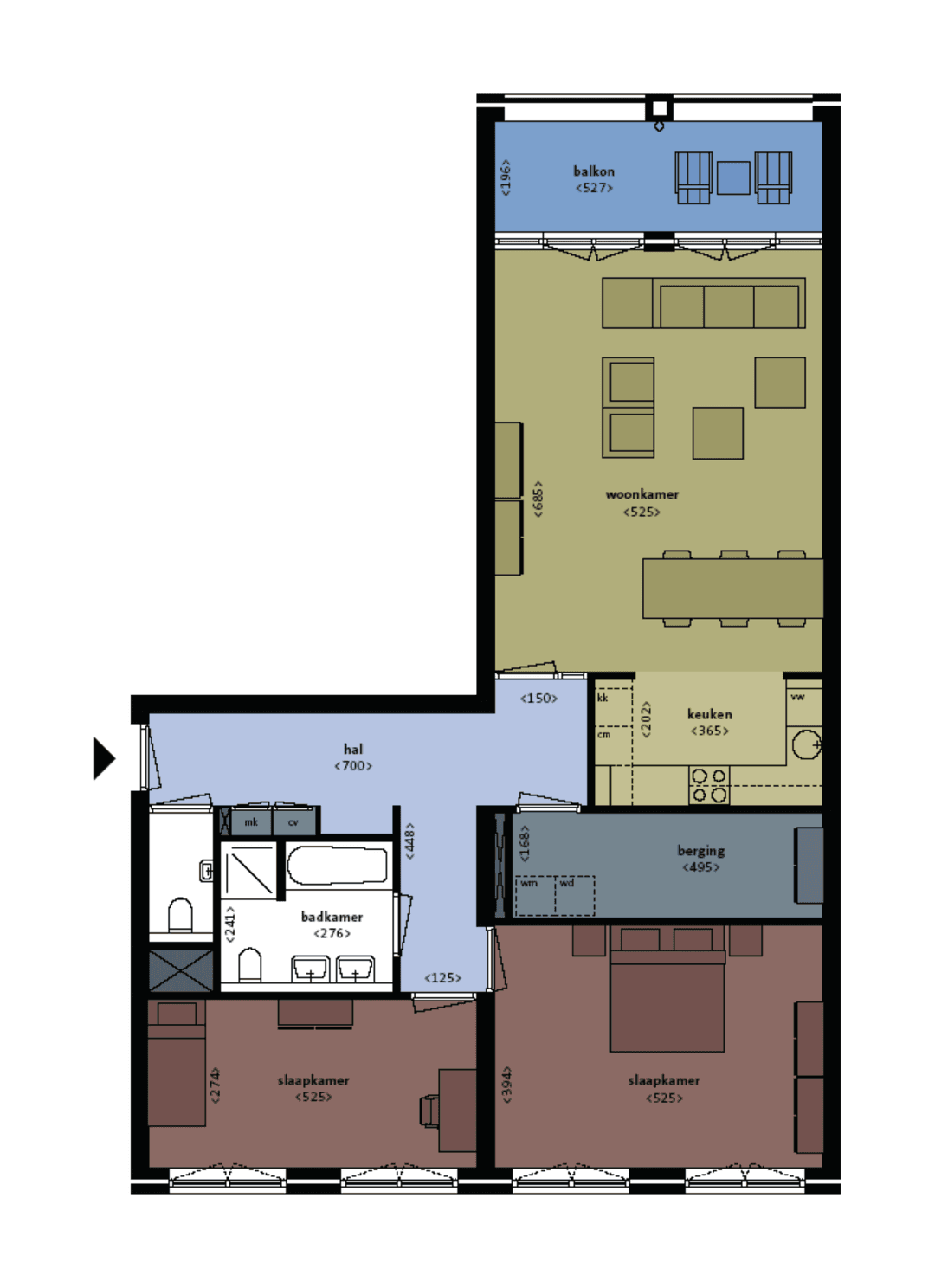 Nonnenveld 729, Breda - Apartamento en alquiler