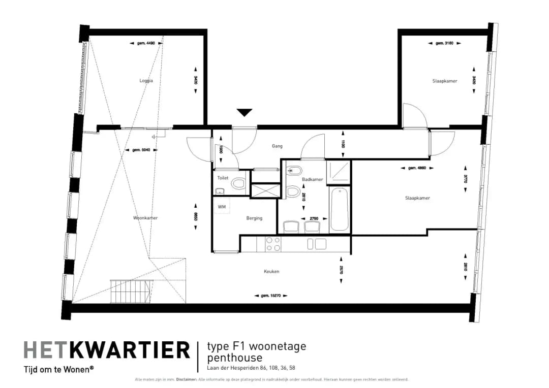 Laan der Hesperiden 86, Amsterdam - 3-Zimmer-Wohnung