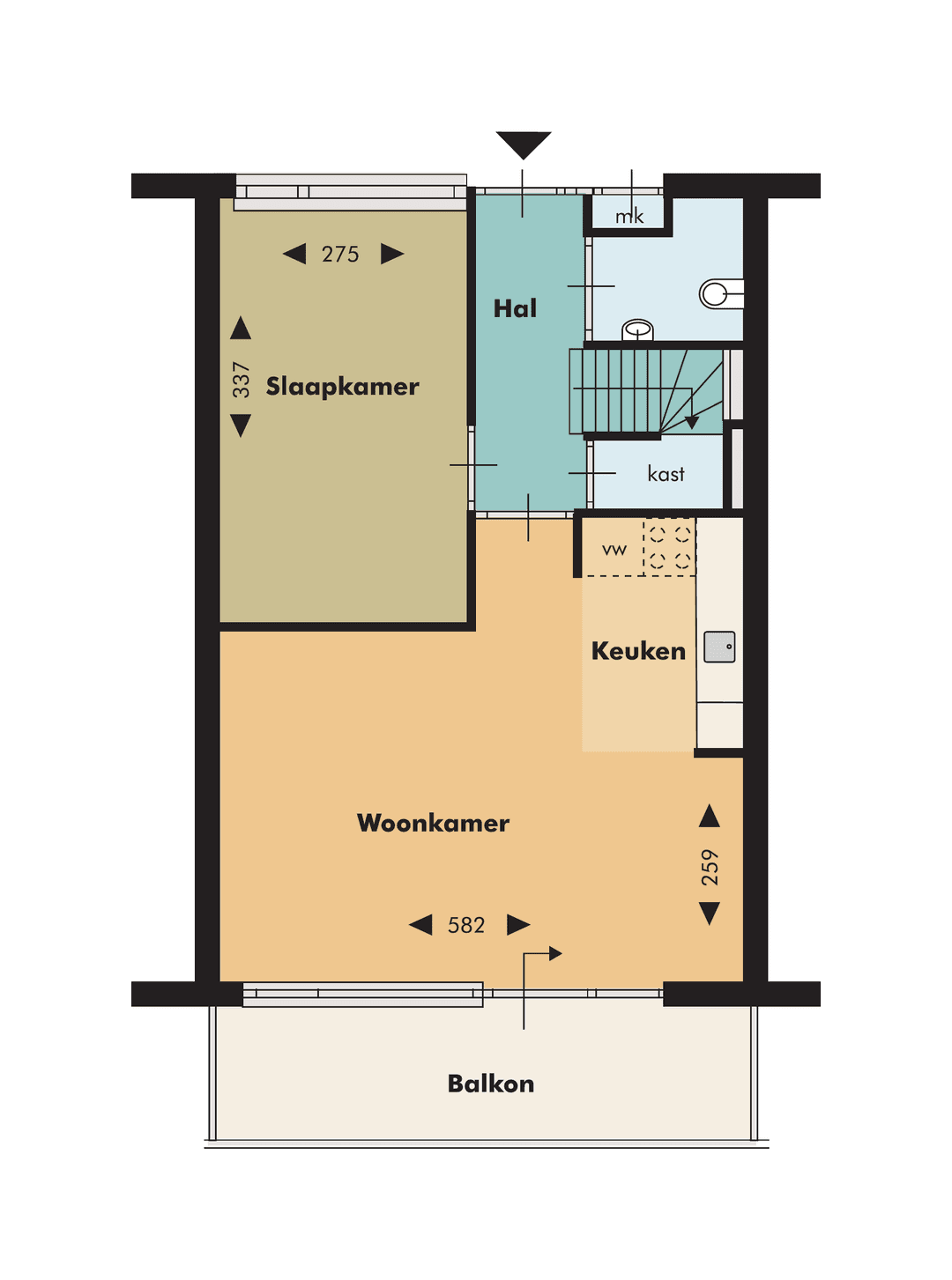 Maisonette Kamperfoeliezoom 20, Leiderdorp - Te Huur