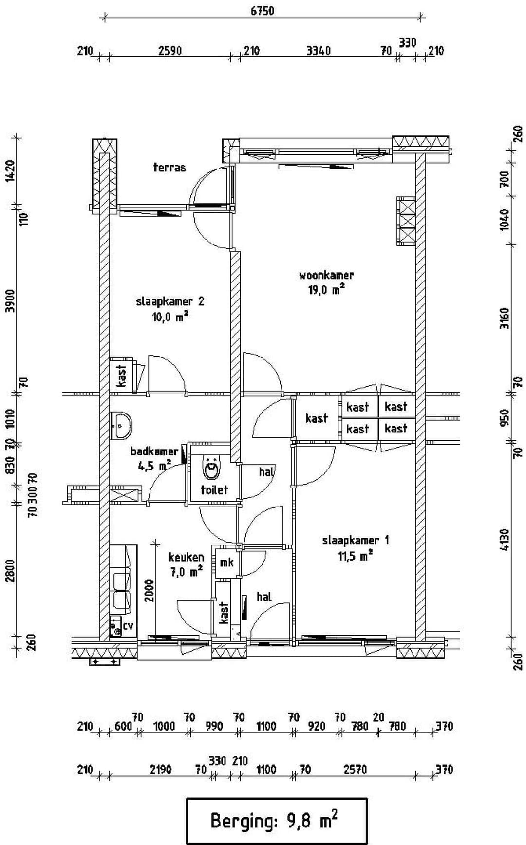 Ground Floor Apartment Schoenerstraat, Den Helder - For Rent