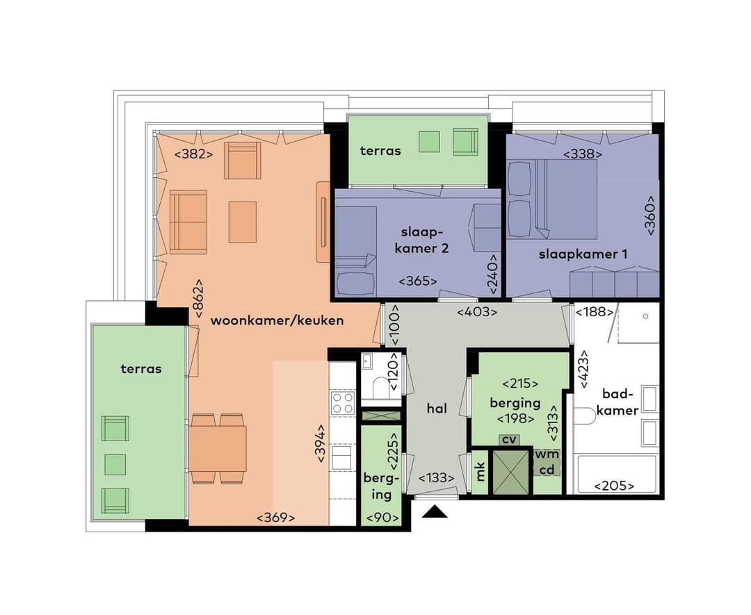 Appartement Joan Muyskenweg 4 H8, Amsterdam - Te Huur