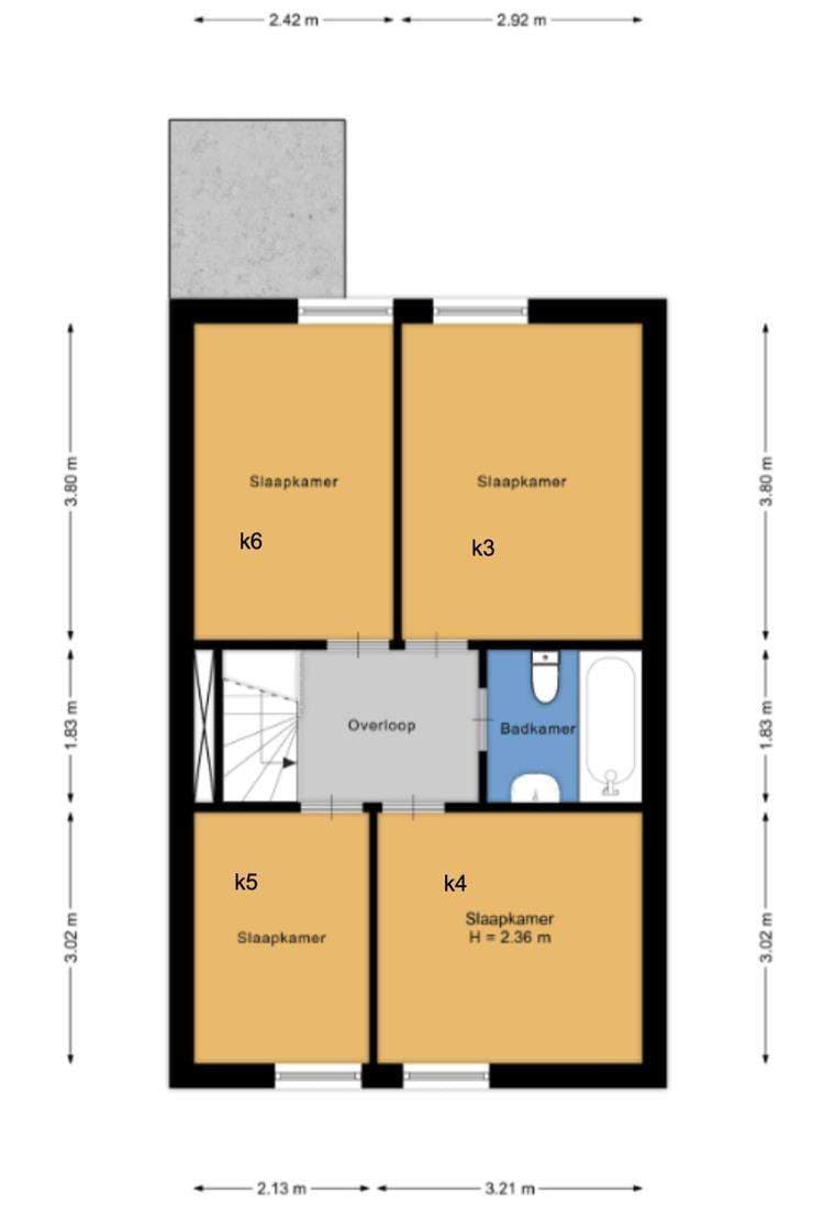 Kamer te huur aan Kerspellaan, Emmen