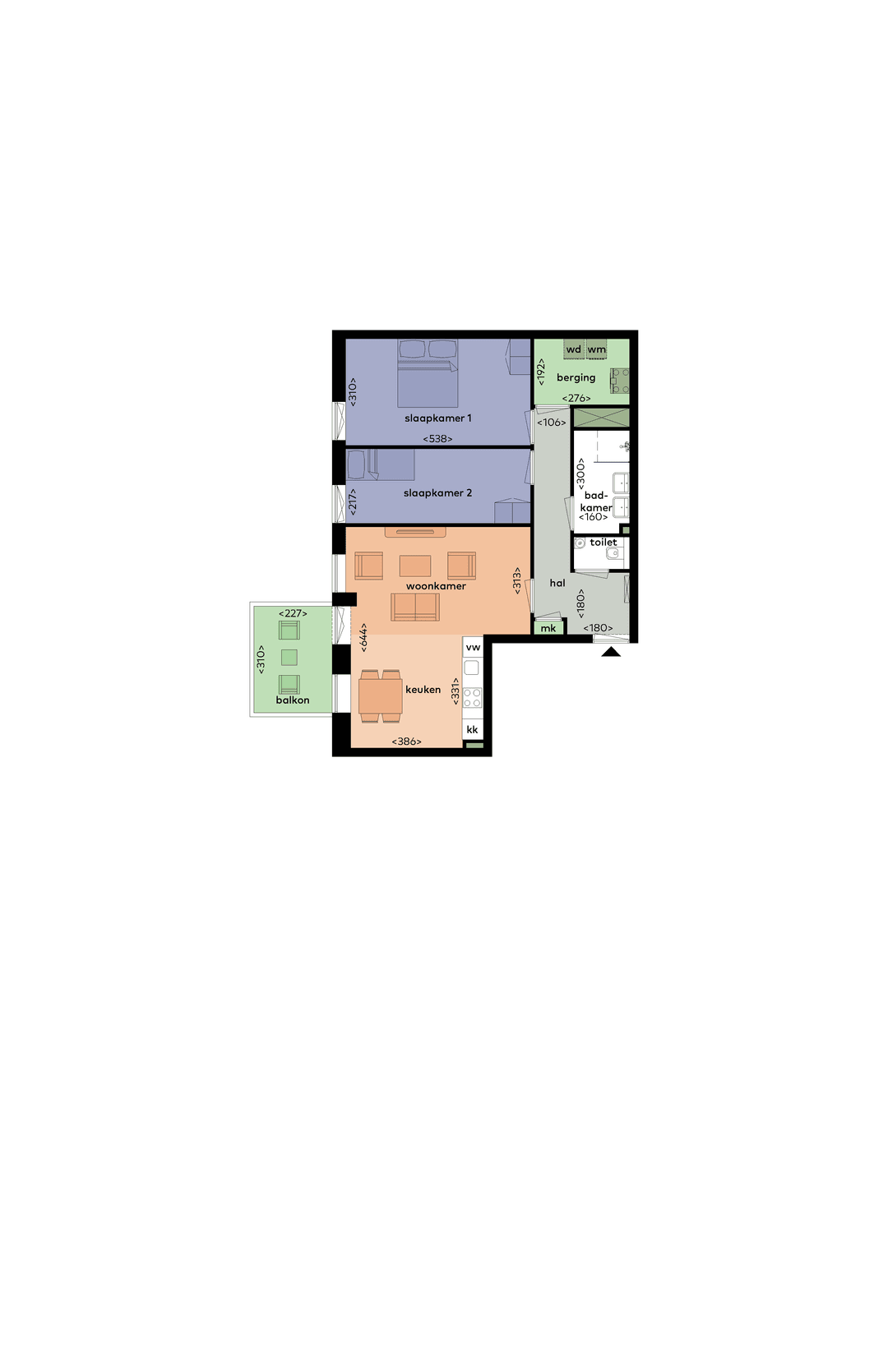 Appartement Punt Sniep 404, Diemen - À Louer
