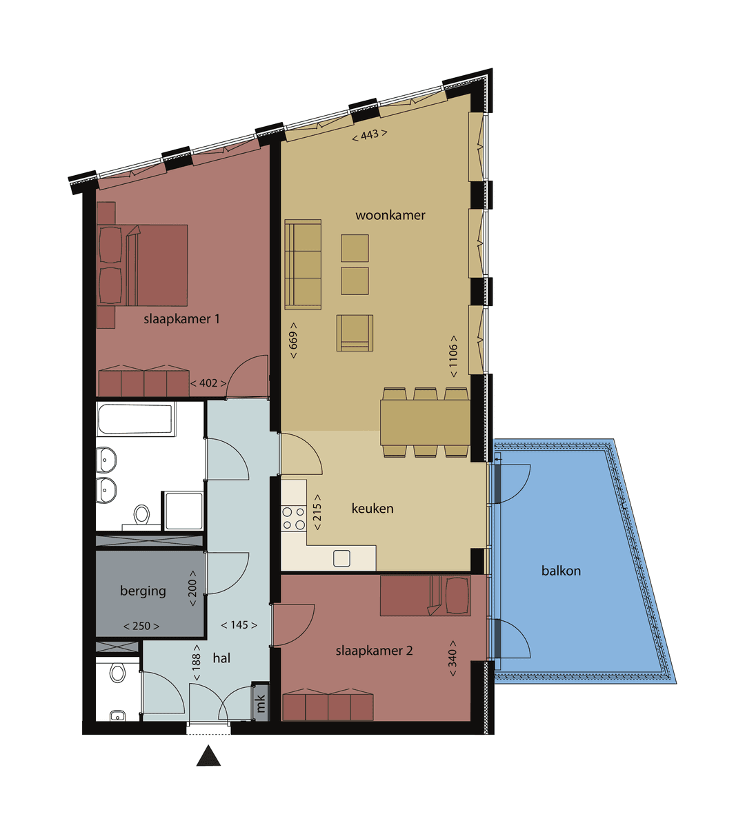 Appartement Terheijdenstraat 86, Breda - À Louer