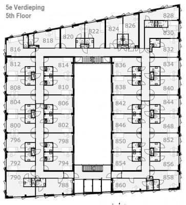 Studio Burgemeester Oudlaan 450-1008, Rotterdam - Zu Vermieten