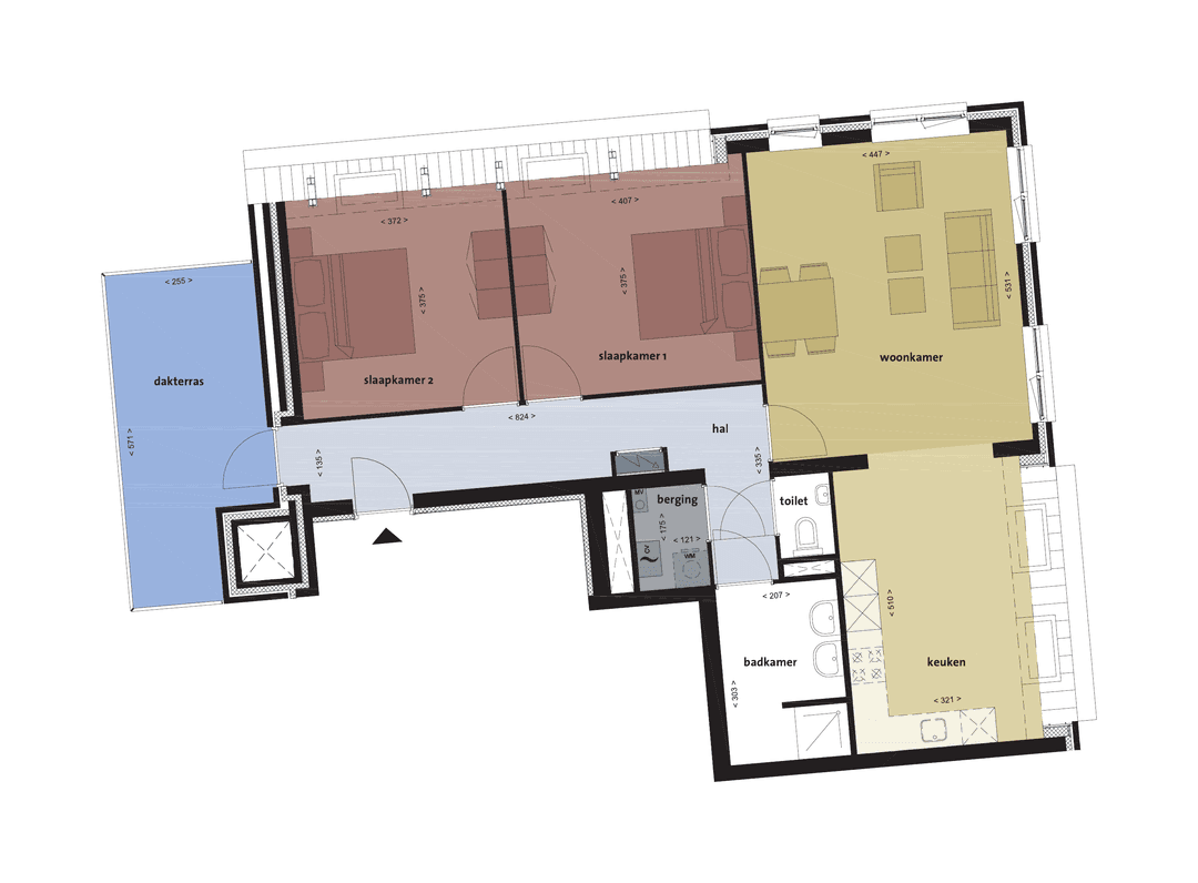 Appartement Hoge Rijndijk 1 65, Woerden - À Louer