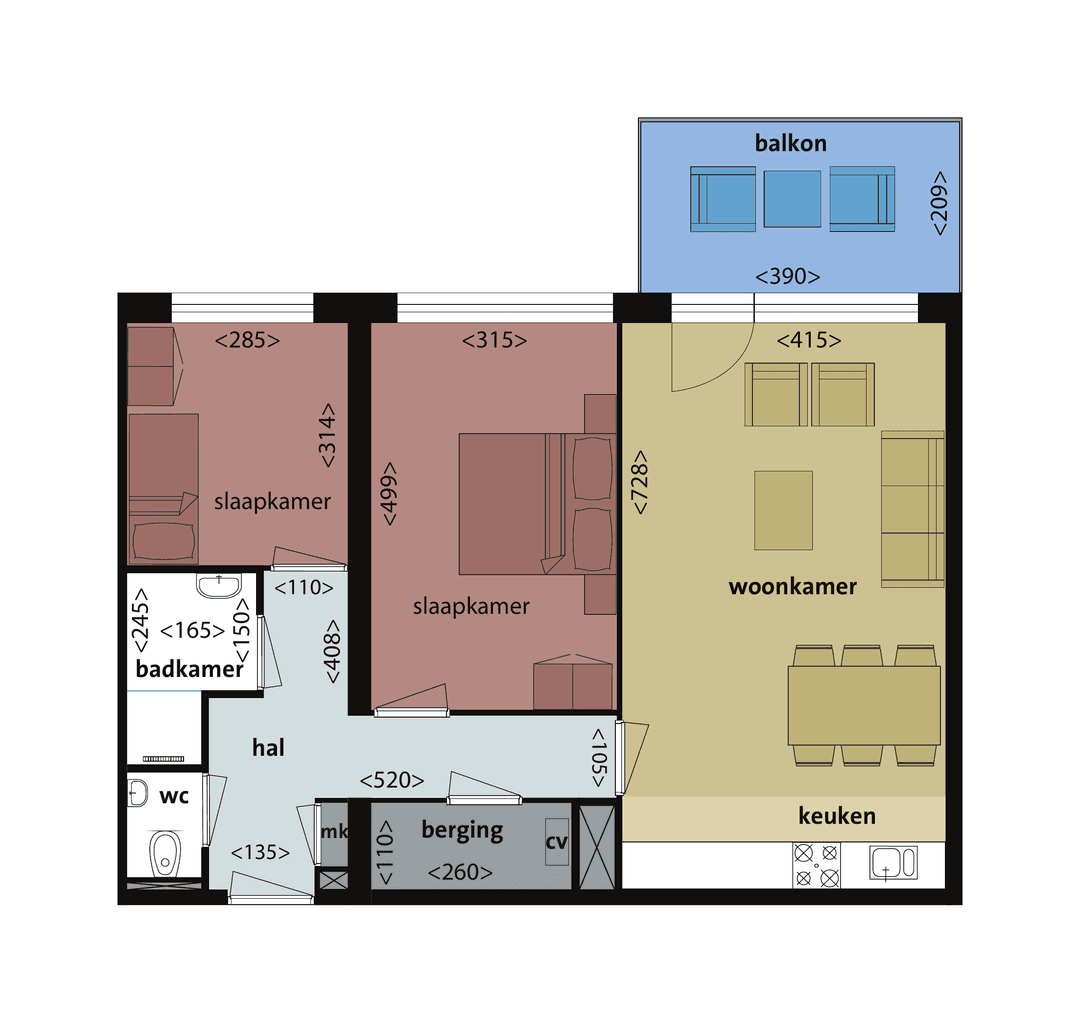 Appartement Ouddiemerlaan 124 E, Diemen - À Louer