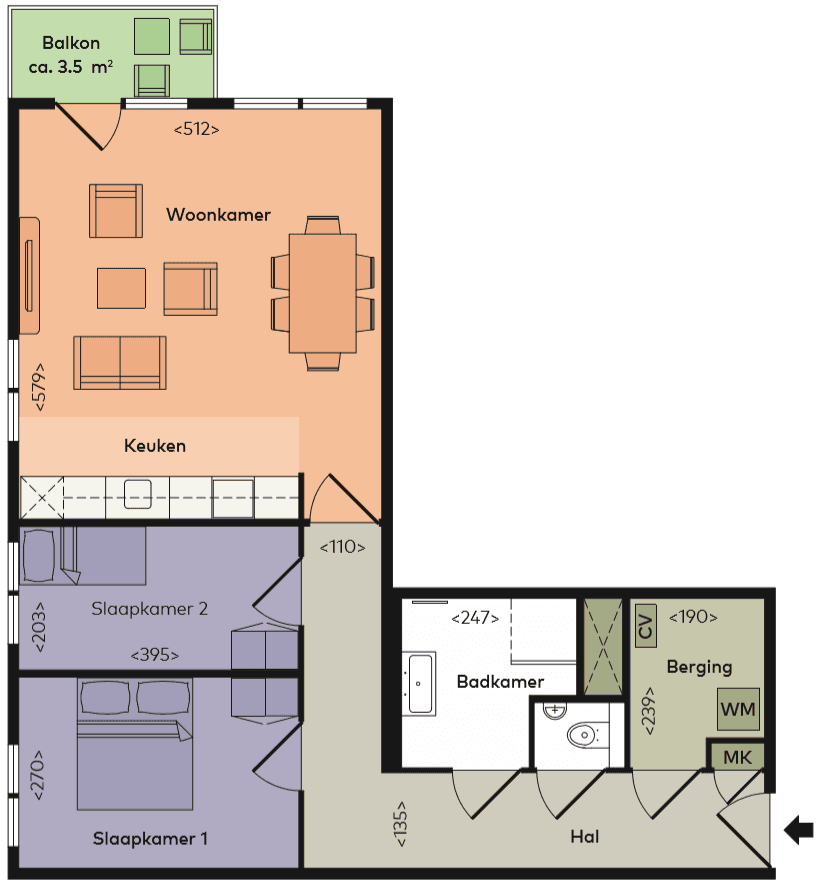 Appartement Betaplein 110, Leiden - À Louer