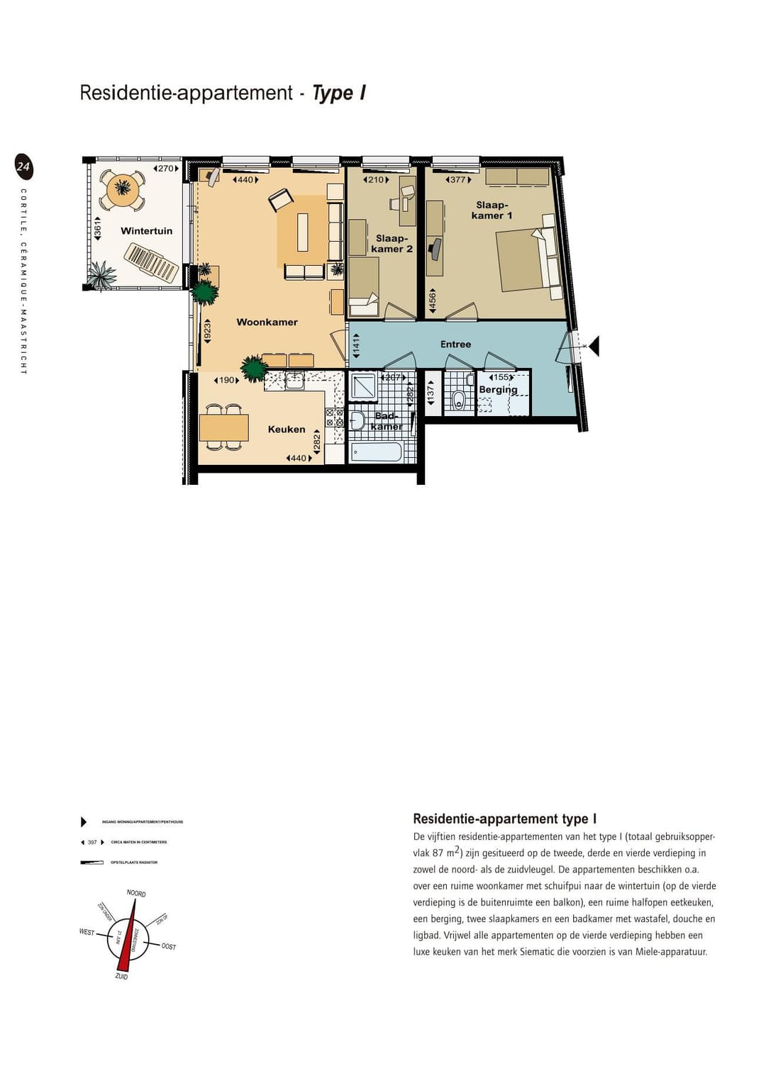 Appartement Sphinxlunet 61 C, Maastricht - À Louer