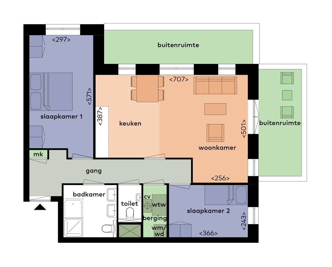 Wohnung Brinklaan 138 B 24, Bussum - Zu Vermieten