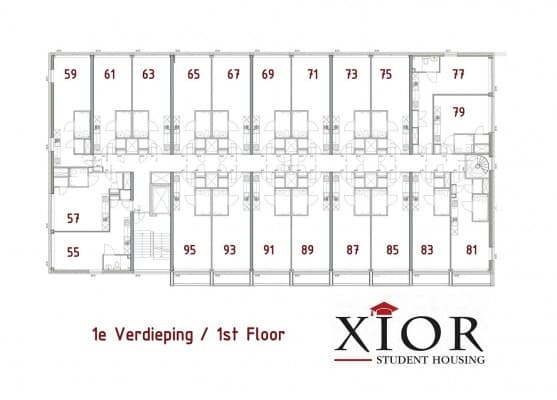 Studio in Rotsoord 19-263 - Diamantweg 2-168, Utrecht