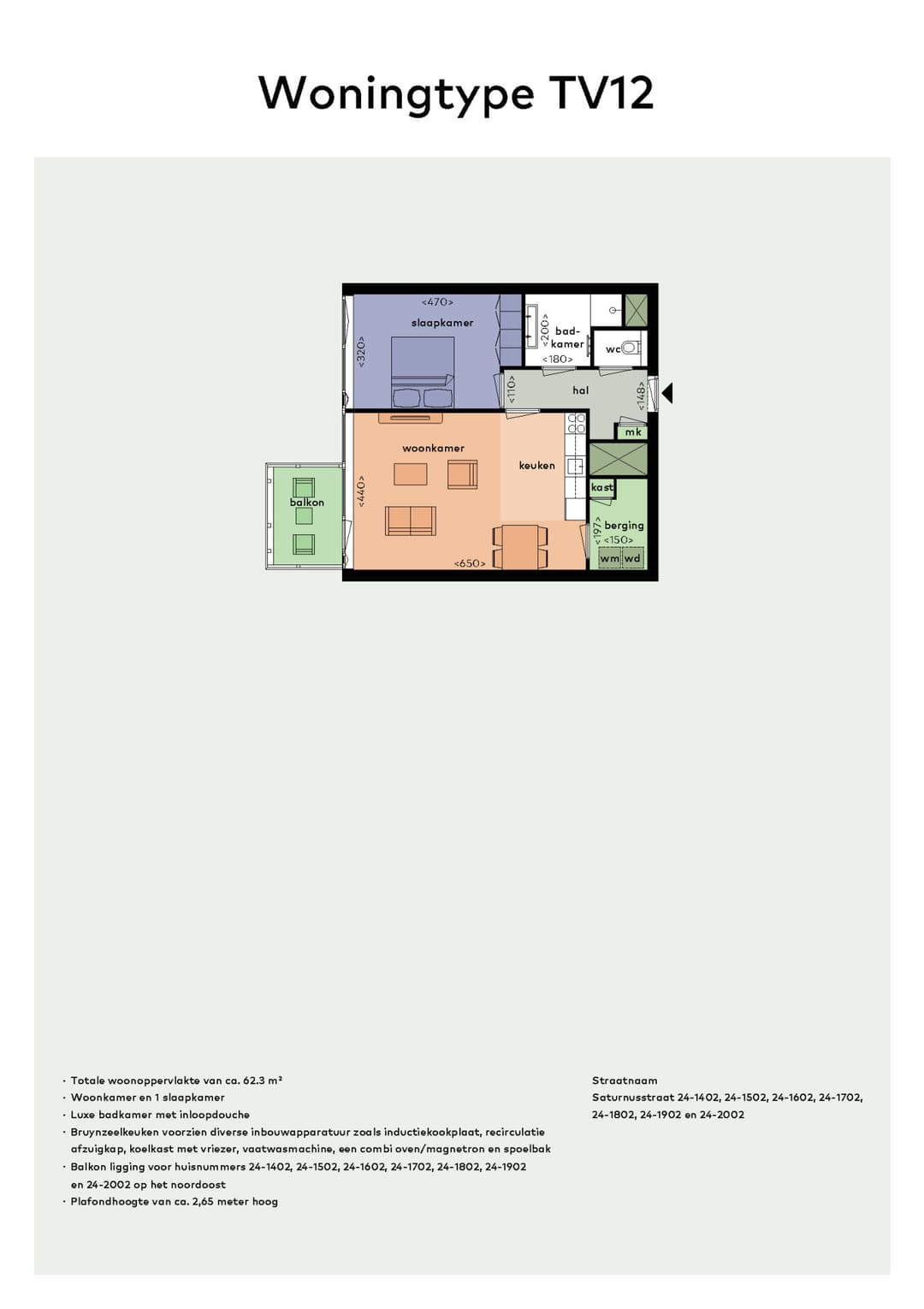 Appartement Saturnusstraat 24, 's-Gravenhage - À Louer