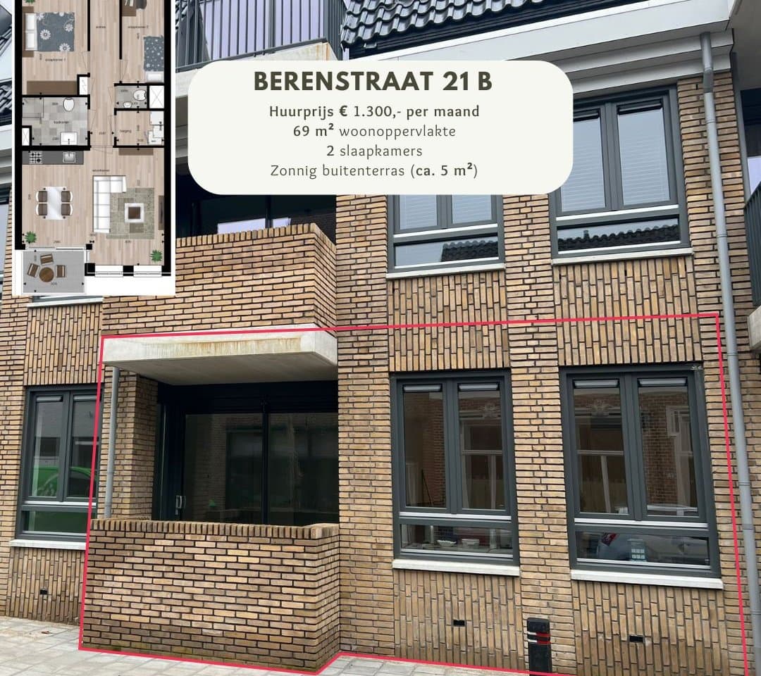NieuwBerenstraat 21-B, Steenbergen - À Louer