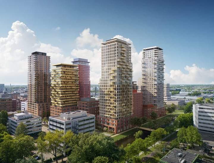 Appartement de 3 pièces à Hogehilweg, Amsterdam - À louer