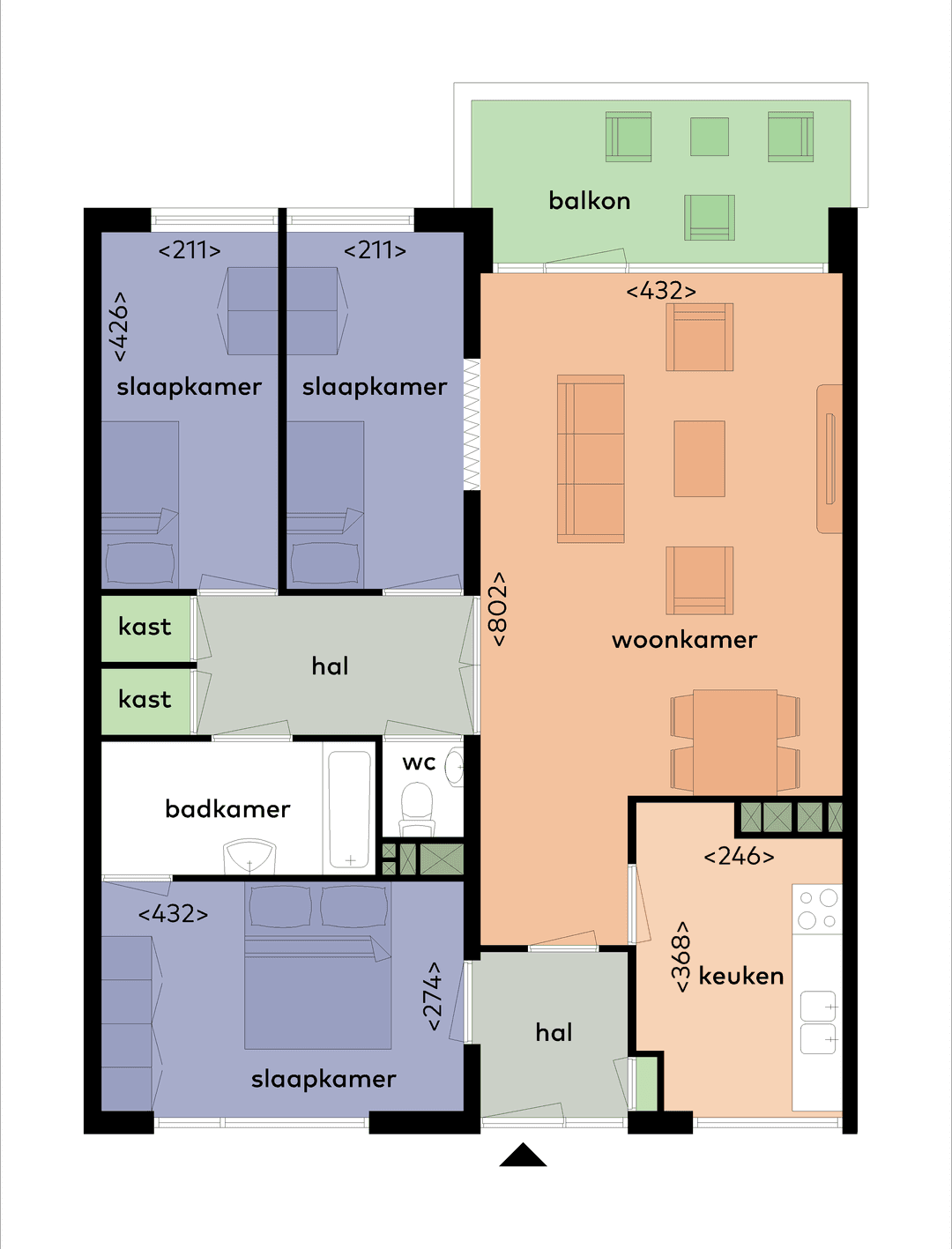 Apartment Planciusplantsoen 5A, Voorschoten